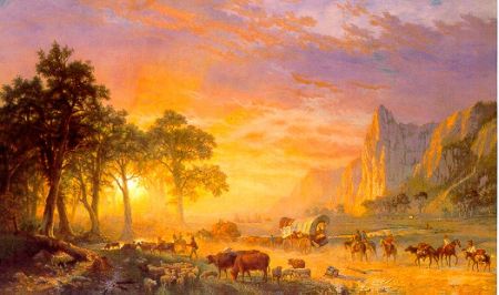 Emigrants Crossing The Plains (Albert Bierstadt, 1867)